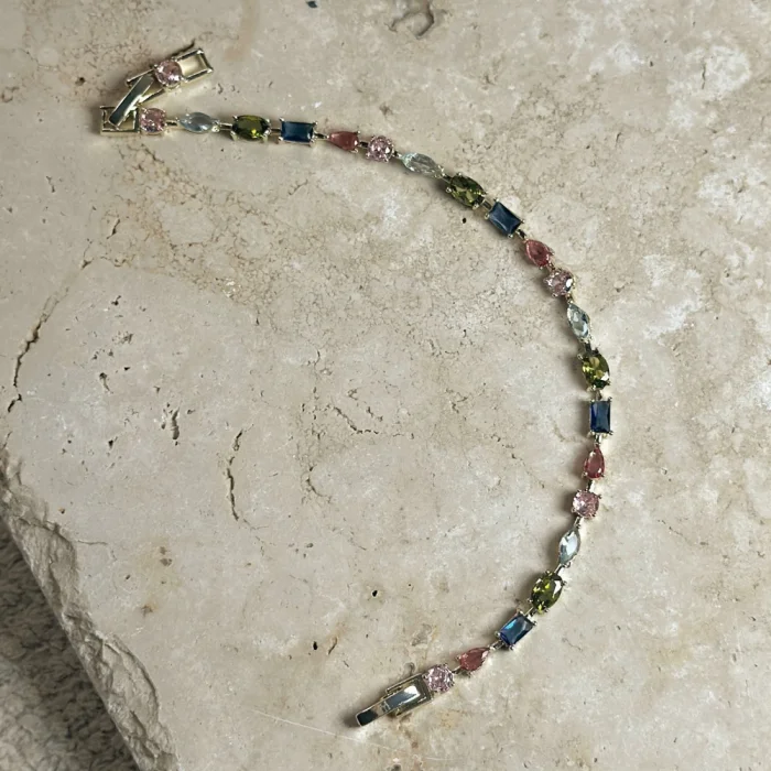 VIP Seri Çok Renkli Zirkon Bileklik