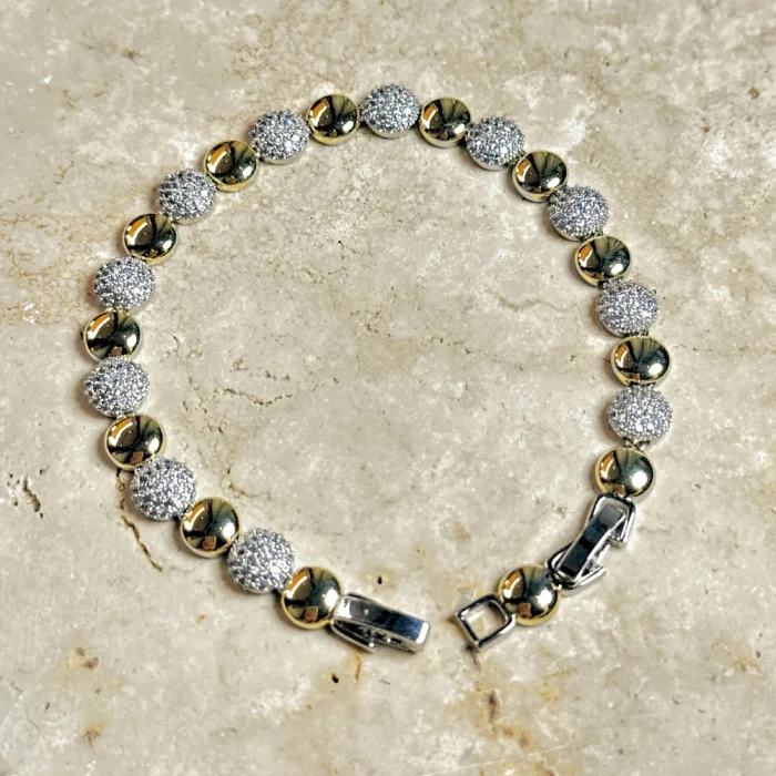 VIP Seri Yuvarlak Zirkon Bileklik