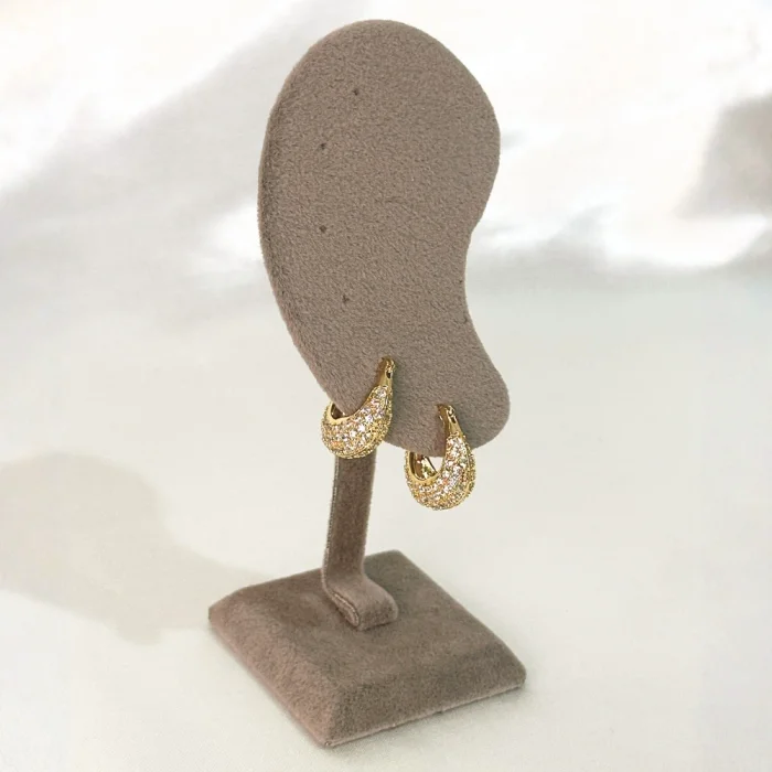 VIP Zirkon Gold Küpe