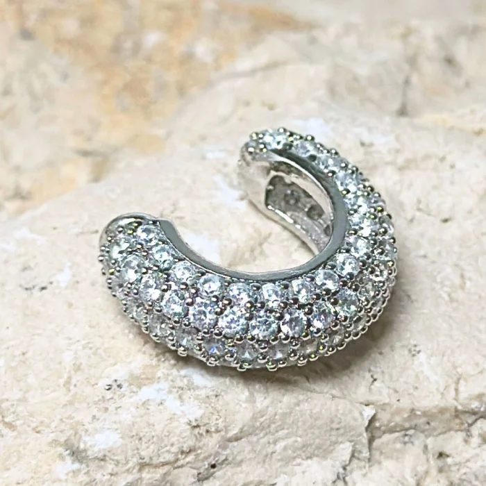 VIP Zirkon Silver Earcuff