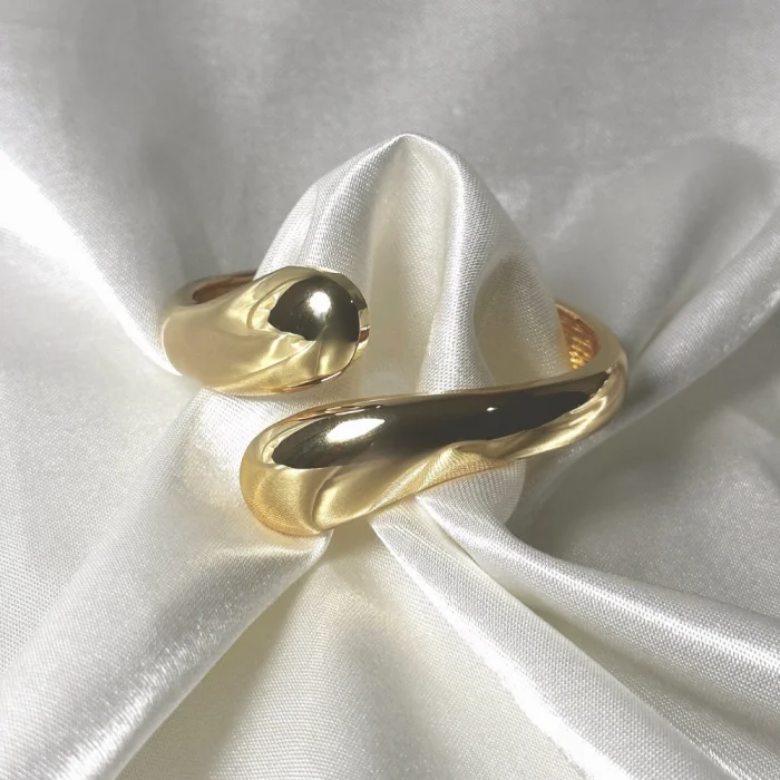 Zarif Damla Kelepçe Gold