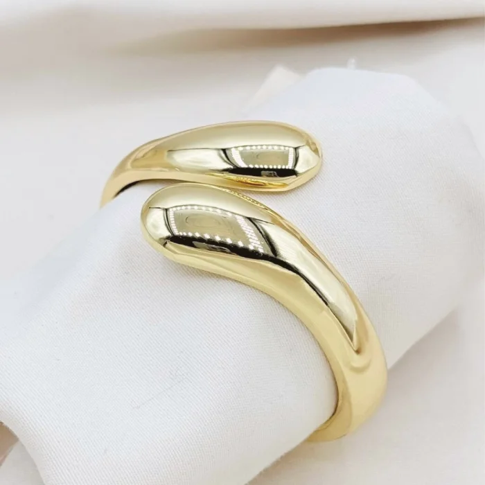 Zarif Damla Kelepçe Gold