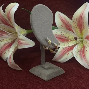 Çelik Twisted Halka Küpe Gold-Silver