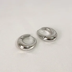 Kararmaz VIP Bombeli Silver Küpe