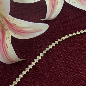 VIP Seri Küçük Yonca Bileklik Gold