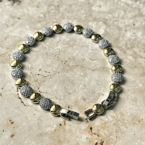 VIP Seri Yuvarlak Zirkon Bileklik