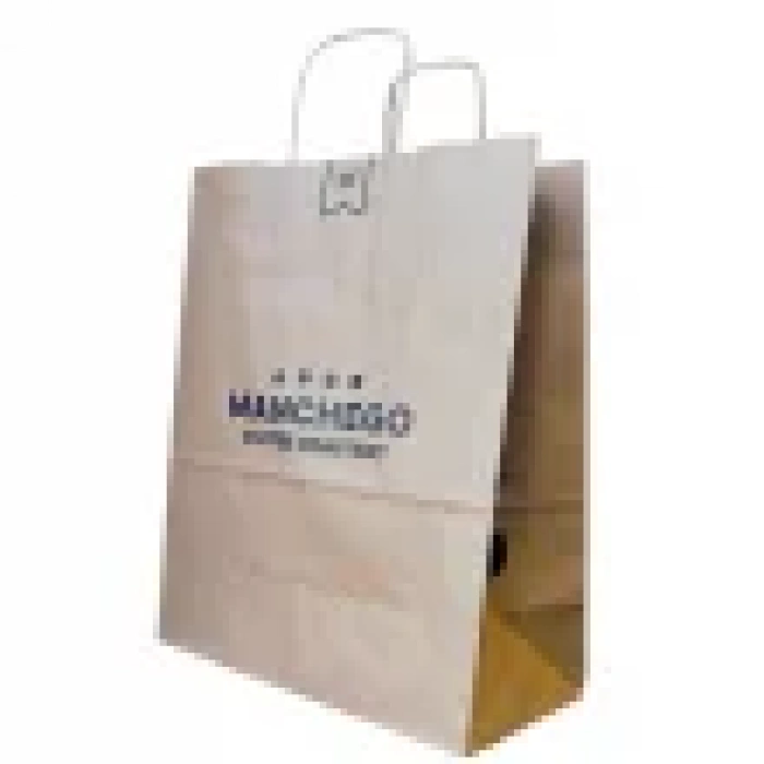 MANCHEGO BASKILI KRAFT ÇANTA (400 ADET)