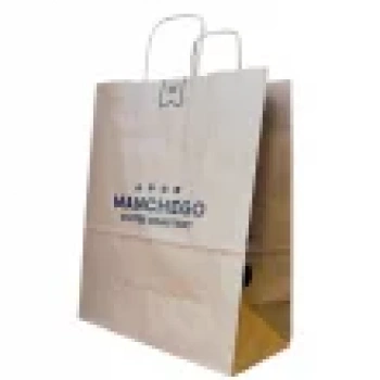 MANCHEGO BASKILI KRAFT ÇANTA (400 ADET)