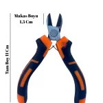 Adige Mini Küçük Yan Keski 11 Cm