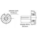 Kama GK210 Benzinli Motor 7 Hp