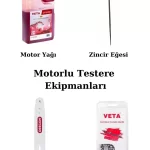 Motorlu Tırpan Ekipmanları iki Zamanlı Yağ-Eğe-Kılavuz-Zincir