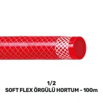Sgs 1/2 Softlex Örgülü Hortum 100 MT