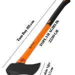 Yapar Fiber Saplı Dövme Çelik Balta Y. 2250 Gr