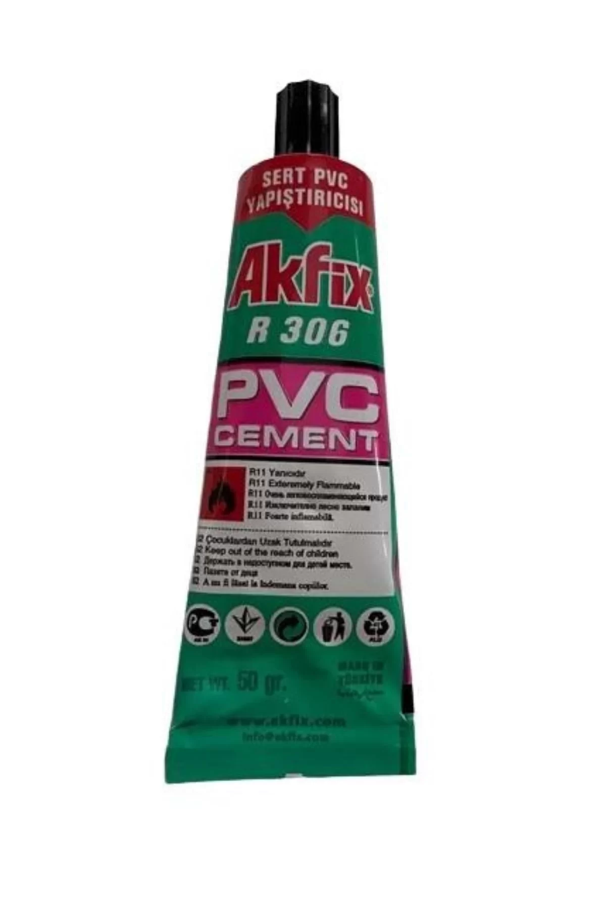 Akfix Sert PVC Yapıştırıcı R306 (Yeni Formül)