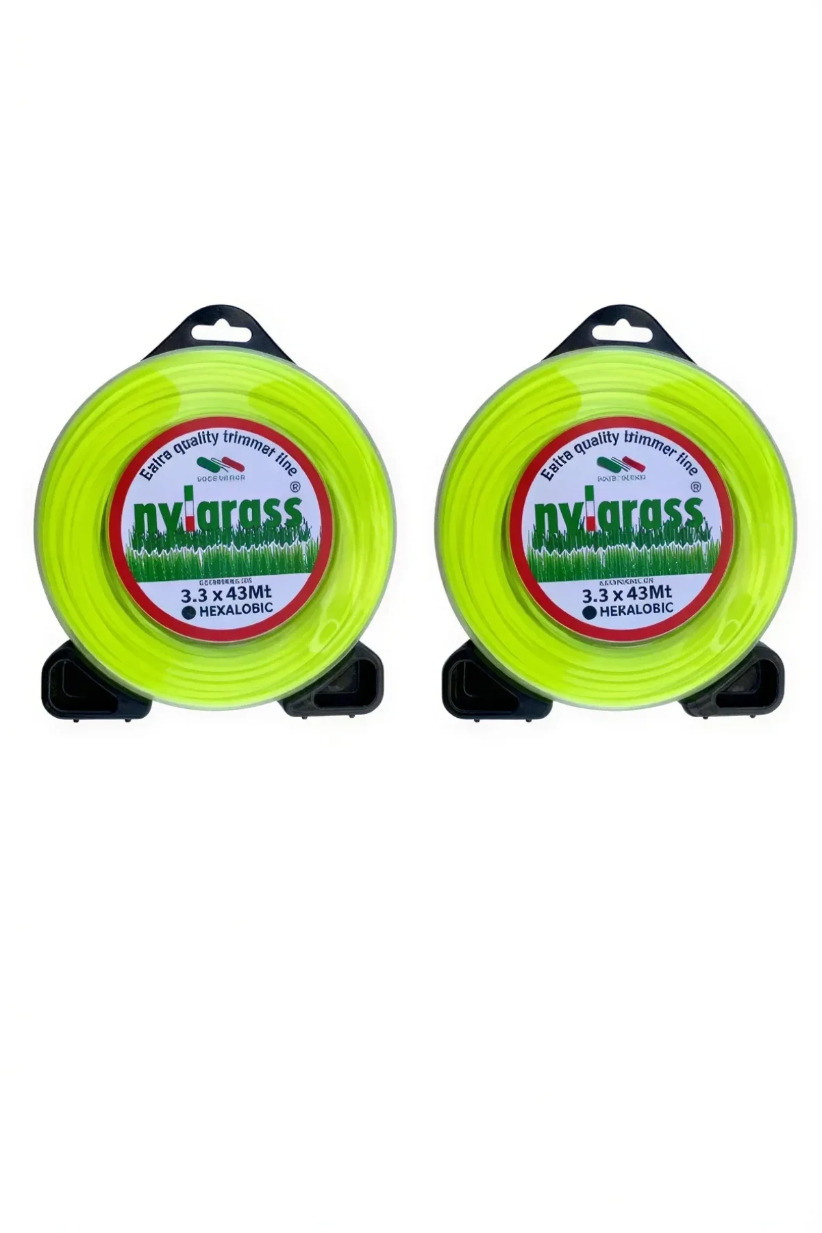 NYLGRASS Yüksek Kaliteli Tırpan Misinası Misinesi 3.3mm 43 Metre 2 Adet