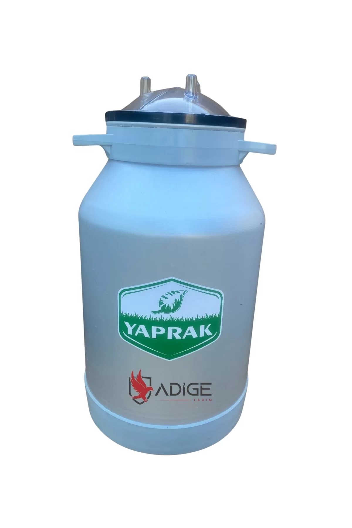 Yaprak Süt Sağım Makinesi Alüminyum Güğüm 40 Lt Kapak Dahil
