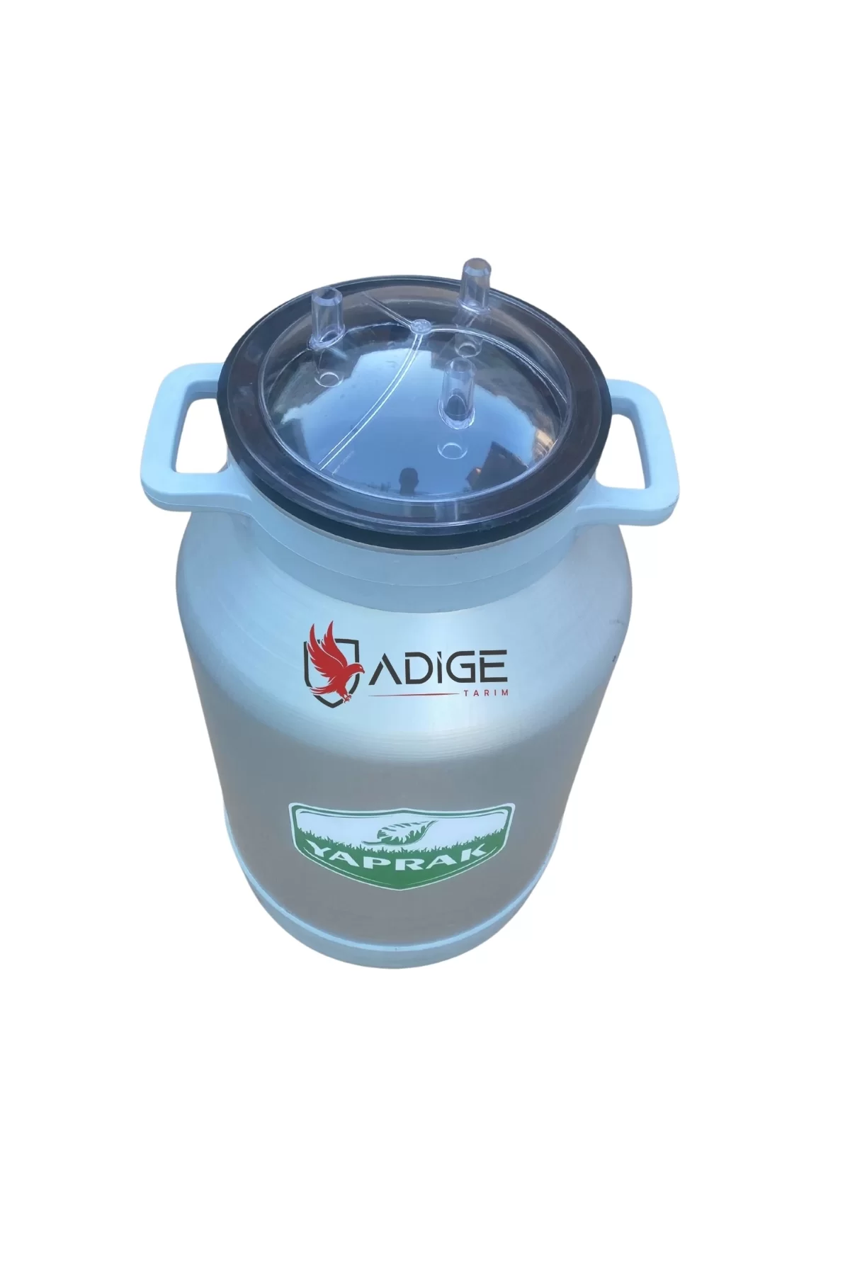 Yaprak Süt Sağım Makinesi Alüminyum Güğüm 40 Lt Kapak Dahil