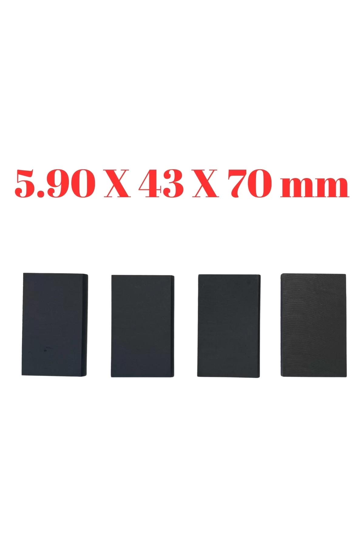 Bartech Kuru Süt Sağım Makinesi Fiber Kömür Paleti 5.90*43*70 Mm (4 Adet)