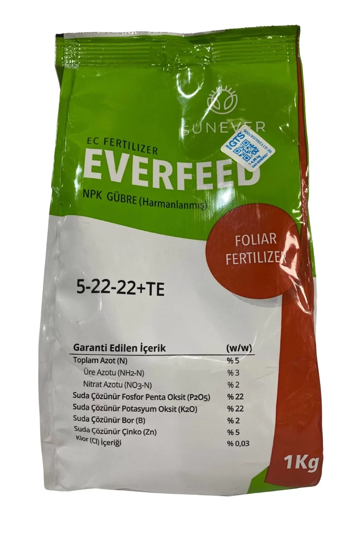 Everfeed Npk Gübre 5-22-22+TE 1 Kg