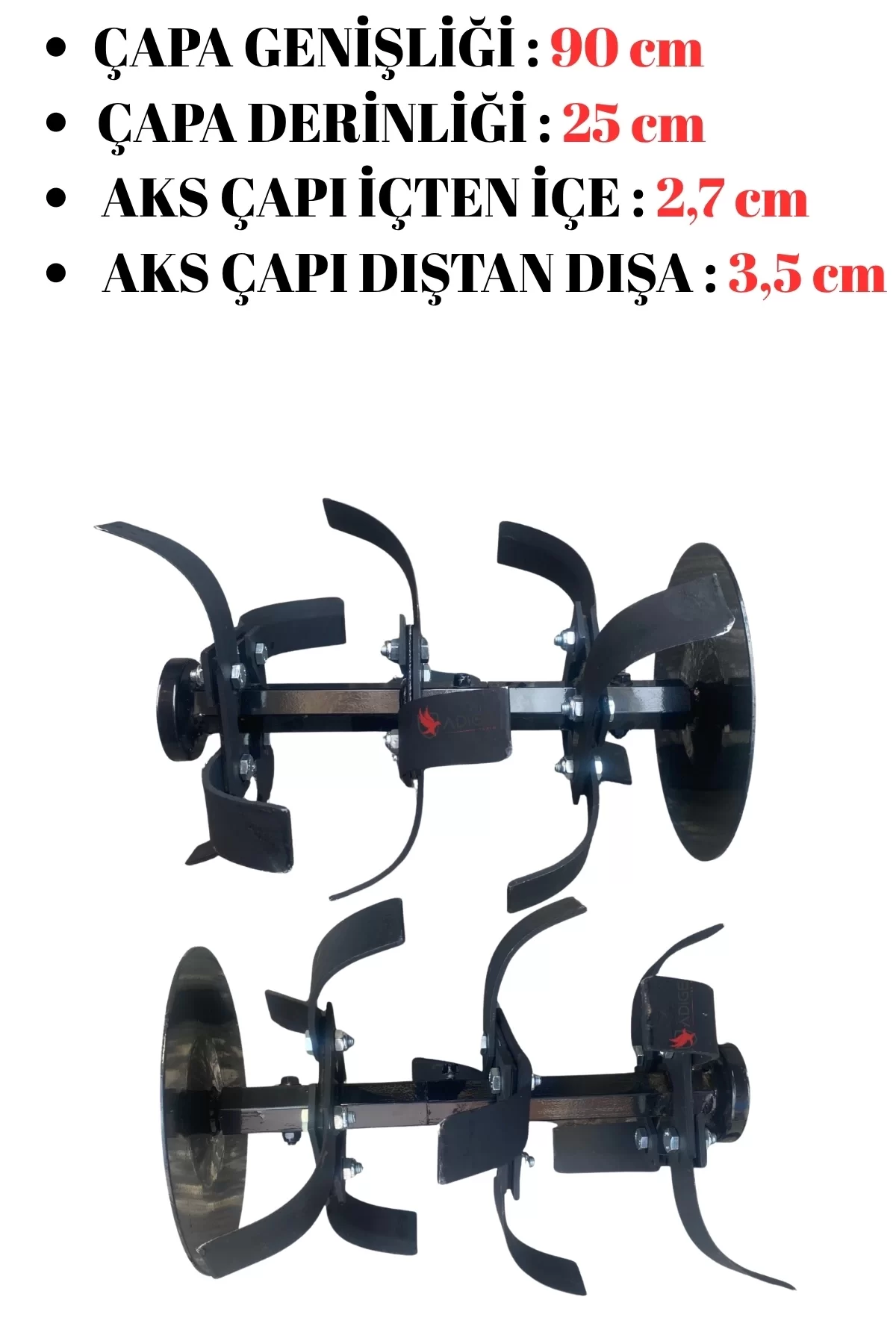 Fırtına 310 Dizel Çapa Makinesi Marşlı Farlı 7 Hp (Teker Takımlı)