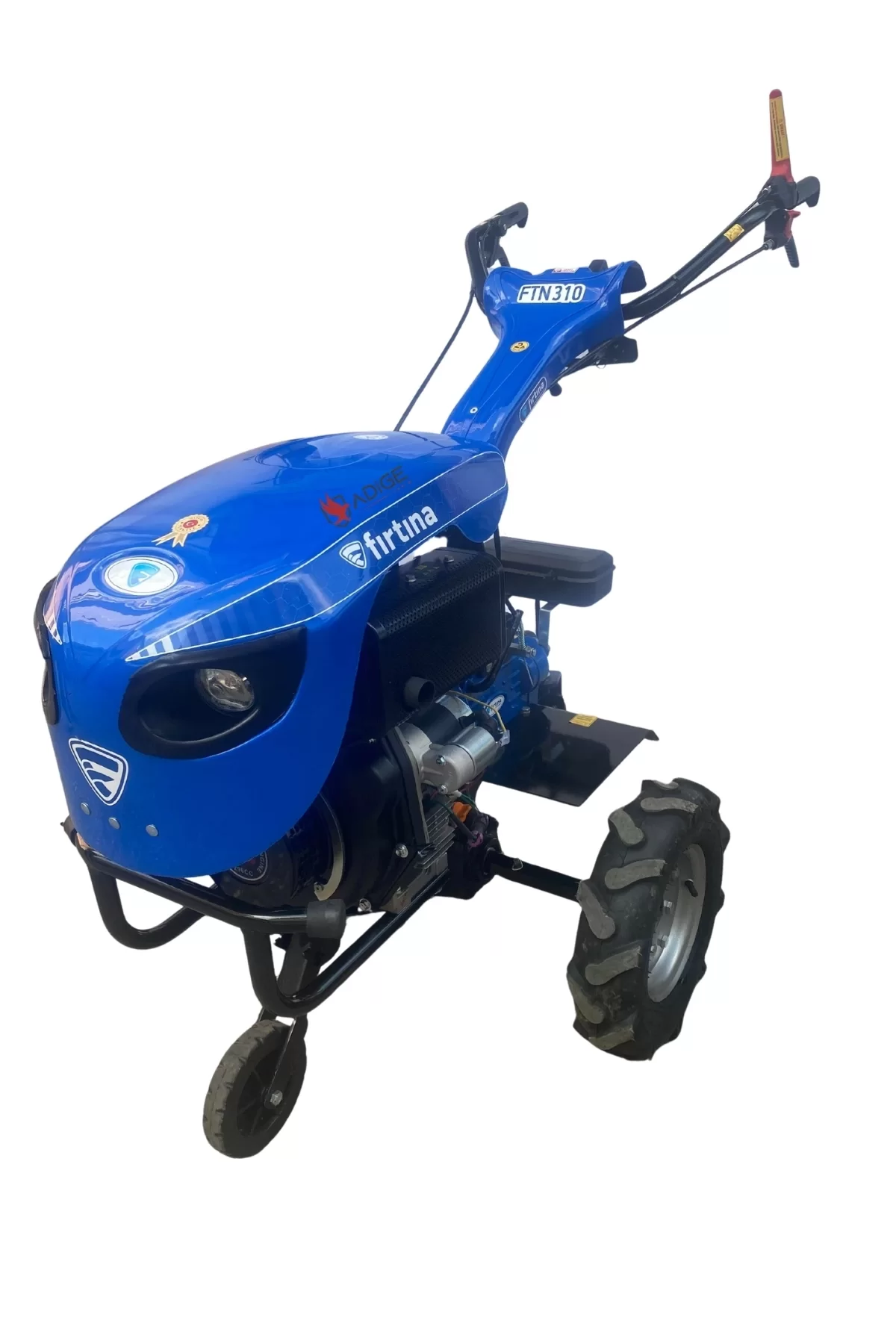 Fırtına 310 Dizel Çapa Makinesi Marşlı Farlı 7 Hp (Teker Takımlı)