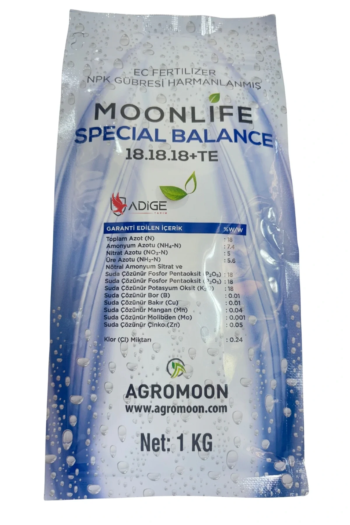 Moonlife Specıal Balance Npk Sıvı Gübre 18-18-18+Te