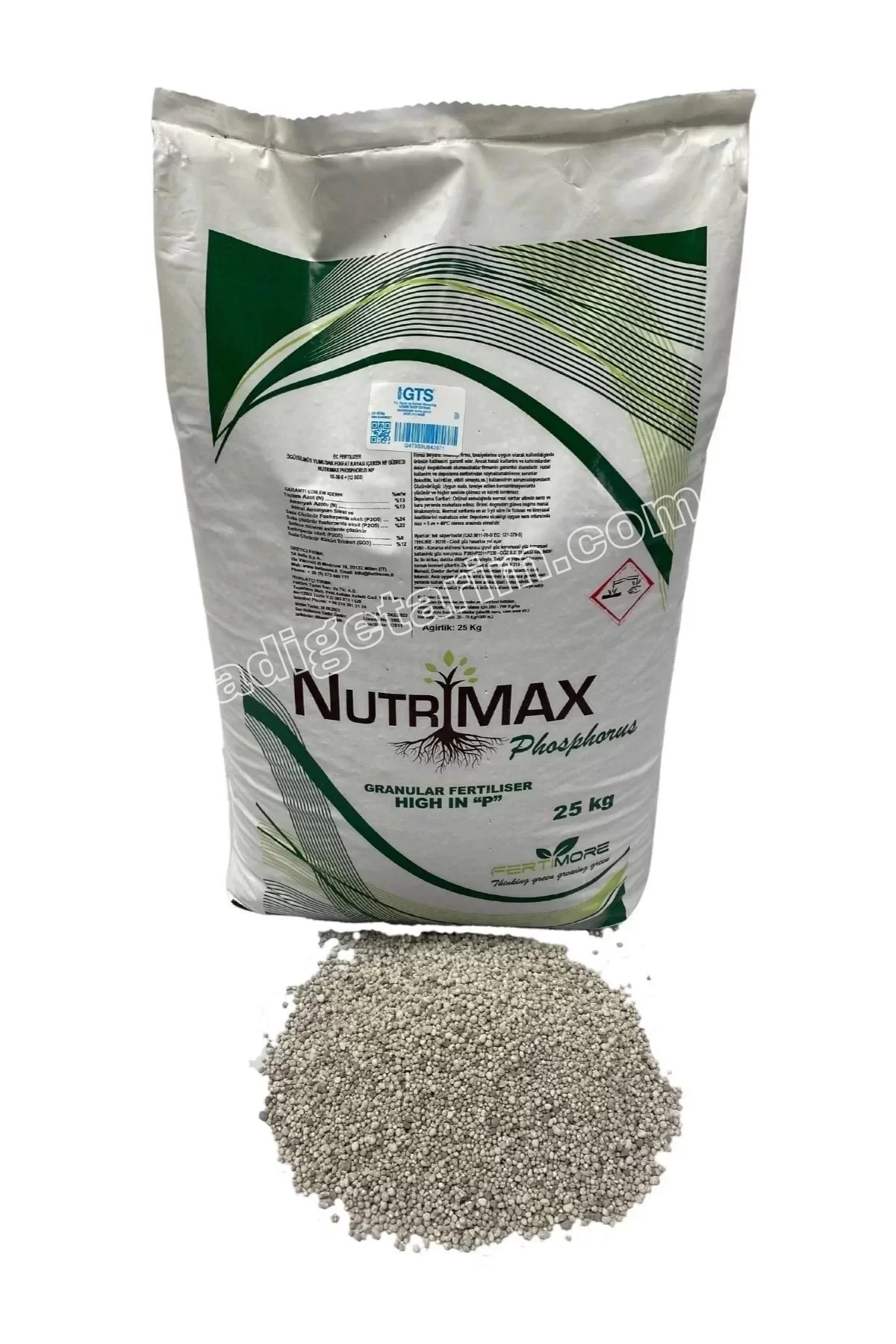 Nutrimax Fosforlu Gübre 25 Kg