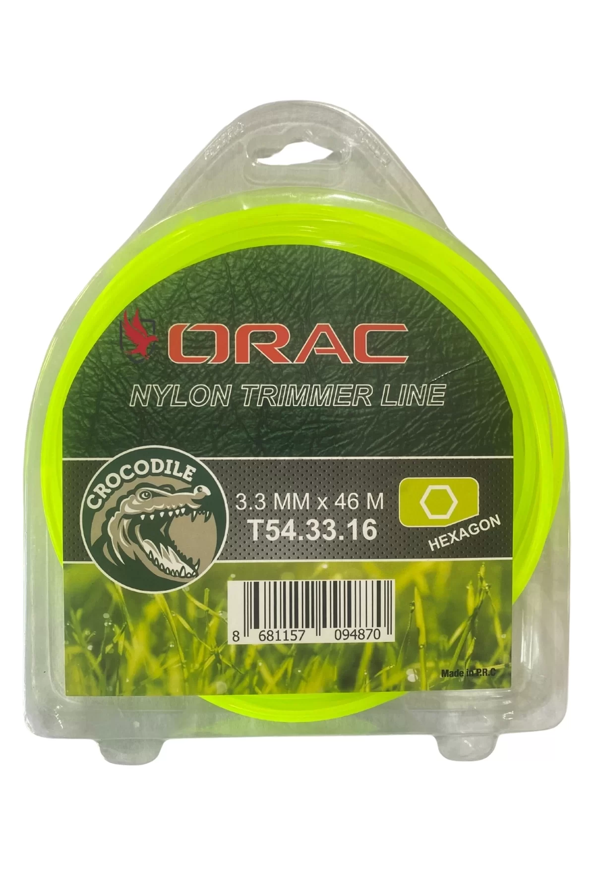 Orak 3,3 mm 6 Köşeli Tırpan Misinesi Misinası 46 M.