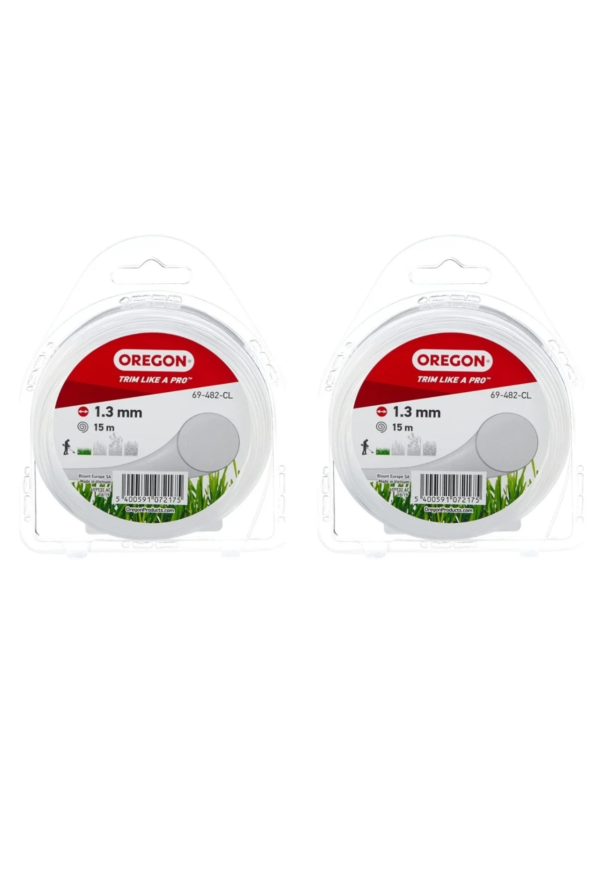 Oregon 69-482-CL Beyaz Misina Misine 1.3mm x 15m (2 Adet)