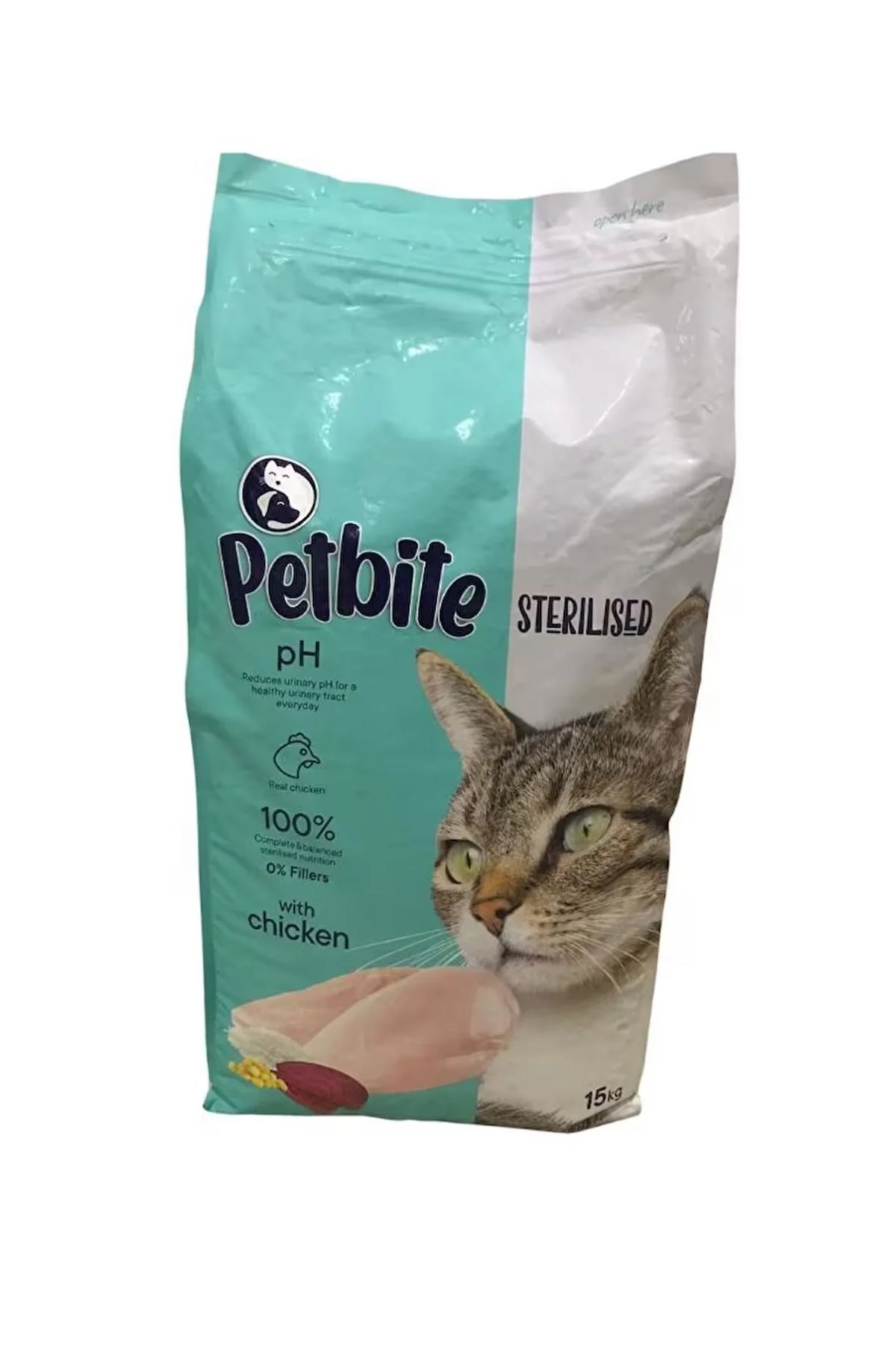 Petbite Kısırlaştırılmış Tavuk Kedi Maması 15 Kg