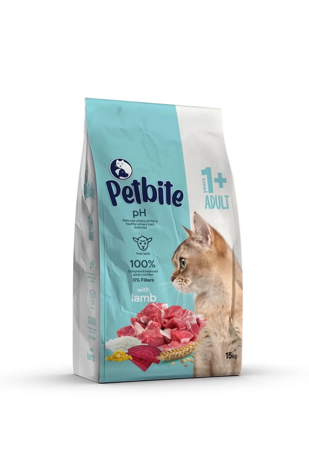 Petbite Yetişkin Kuzulu Kedi Maması 3 Kg