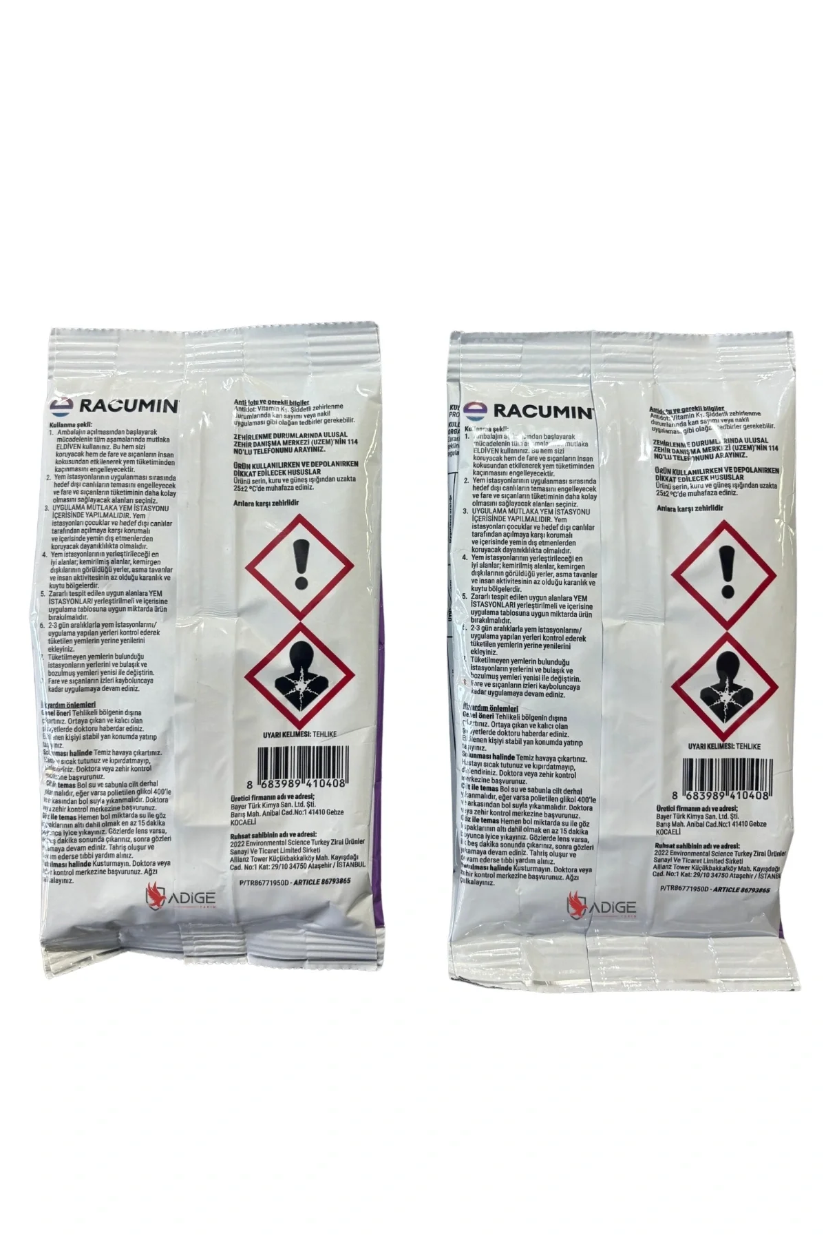 Racumın Buğday Taneli Fare Zehiri 250 gr (2 Adet)