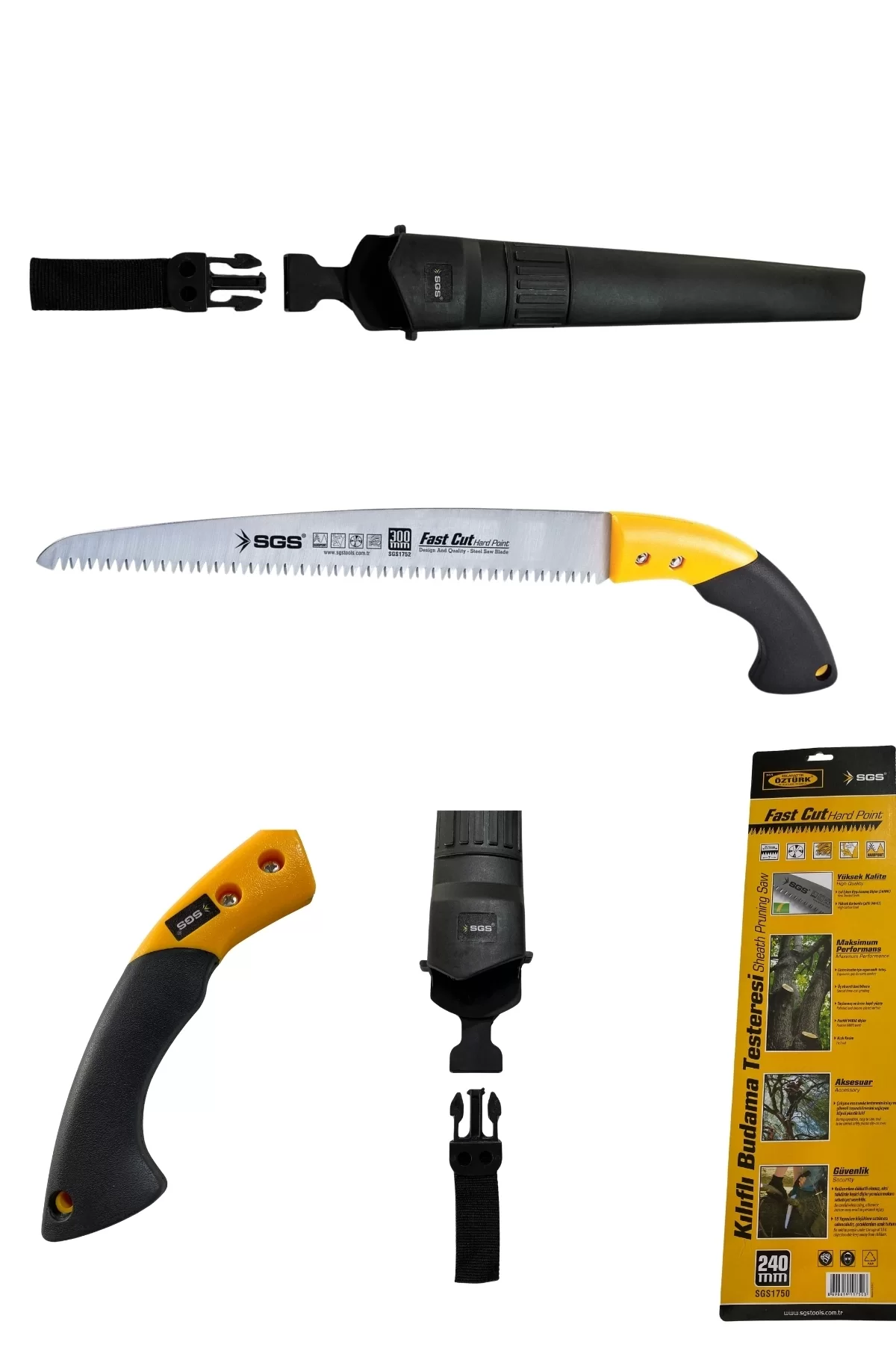 Sgs 1750 Budama Testeresi Kılıflı 240 MM