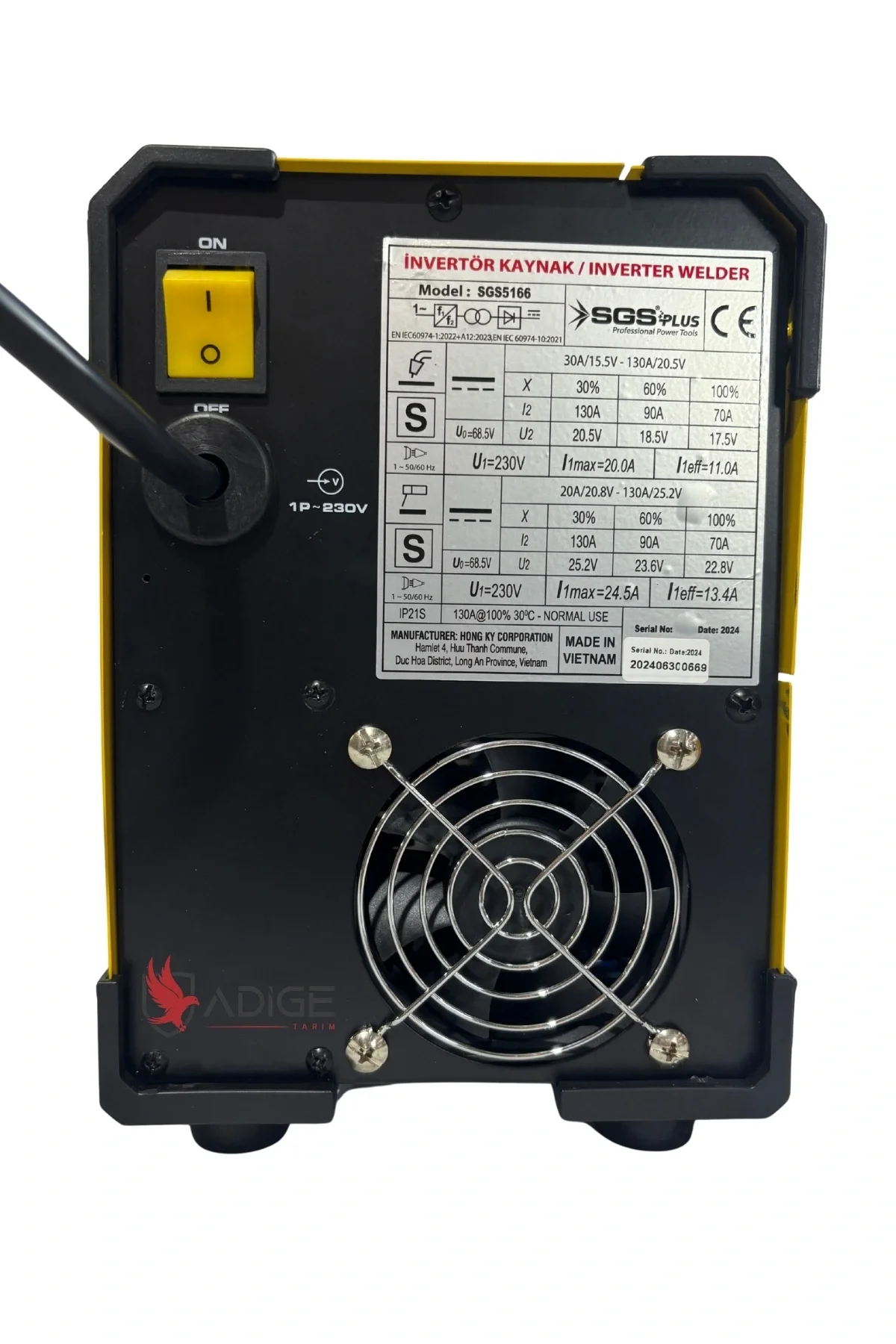 Sgs Invertör Gazsız Gazaltı Kaynak Makinesi 130A