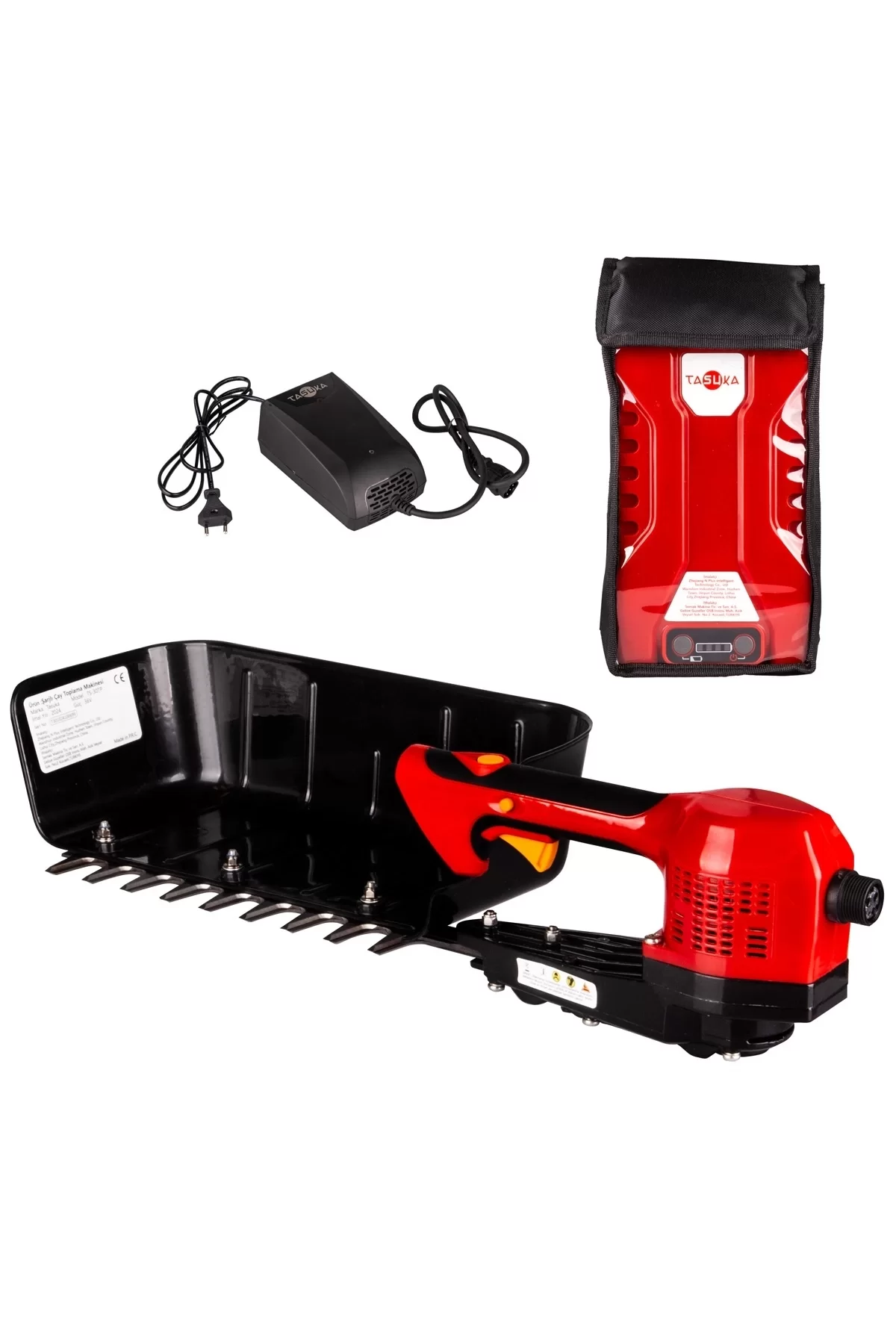 Tasuka Ts-30TP Akülü Çay Toplama Makinesi Akülü Sepetli
