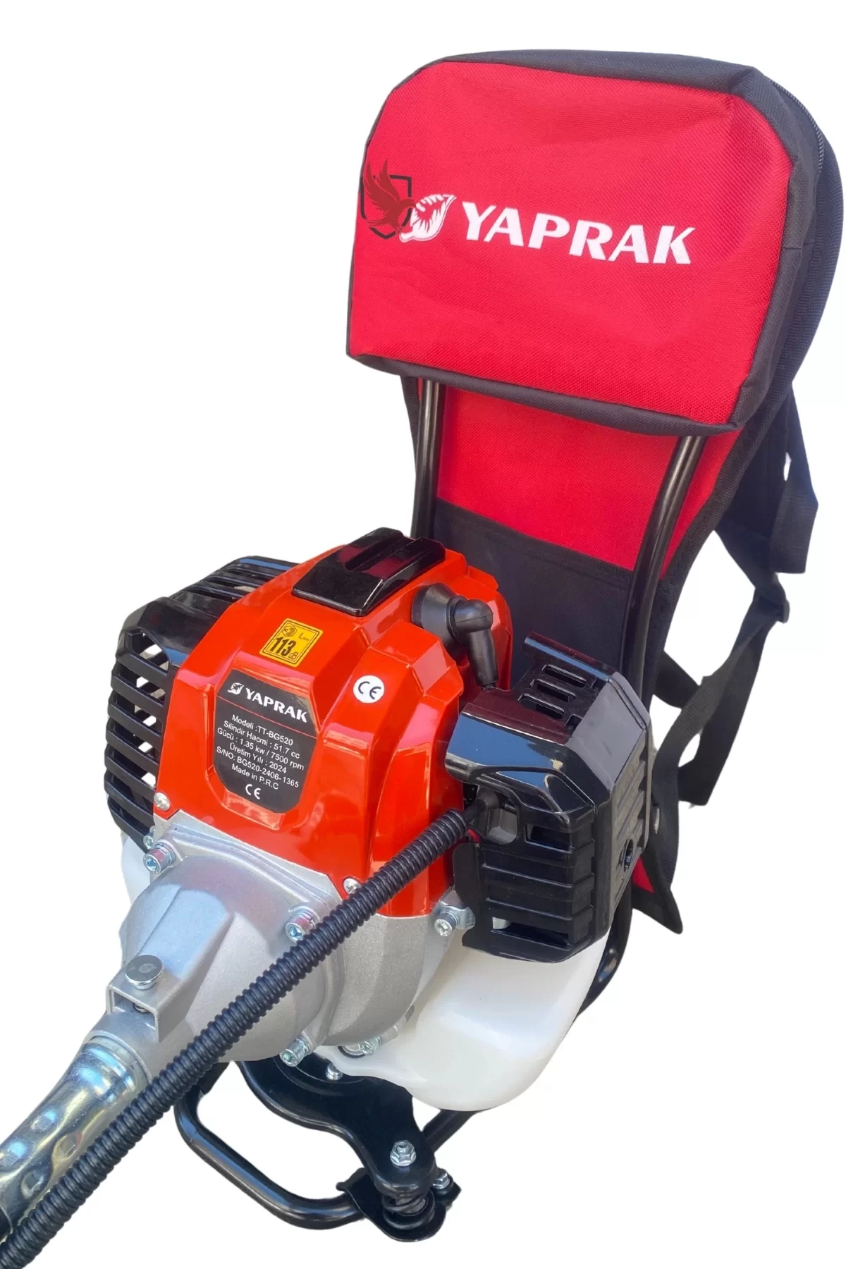 Yaprak TT-BG520 Benzin Motorlu Sırt Tırpan 1.8 Hp