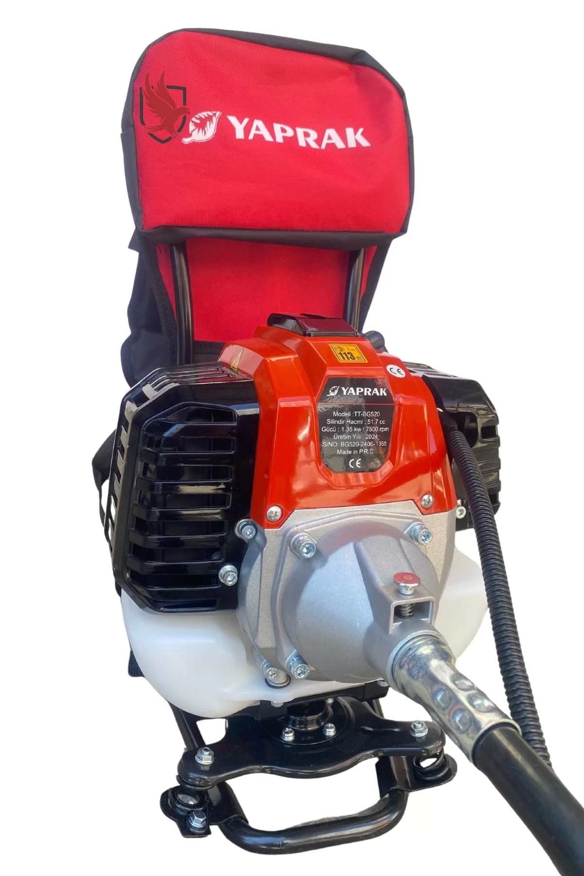 Yaprak TT-BG520 Benzin Motorlu Sırt Tırpan 1.8 Hp