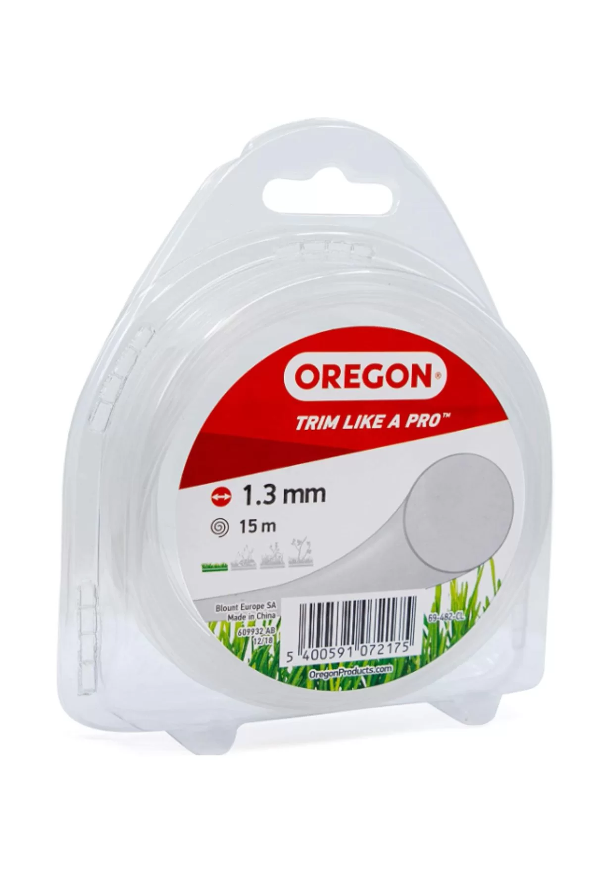 Oregon 69-482-CL Beyaz Misina 1.3mm x 15m