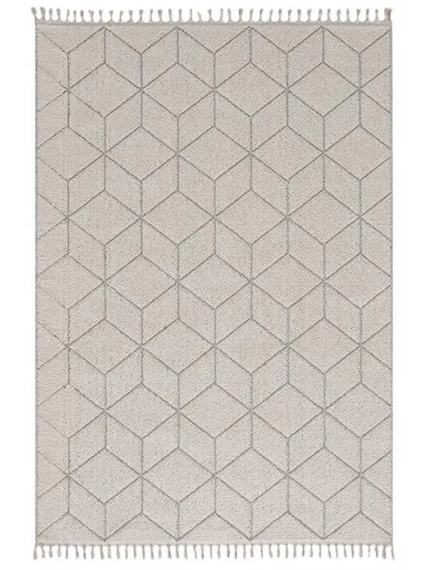 Dekorenti Halı Bukle 1407 Beyaz