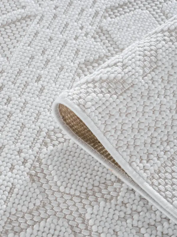 Jusco Halı Perla 7597B Beyaz