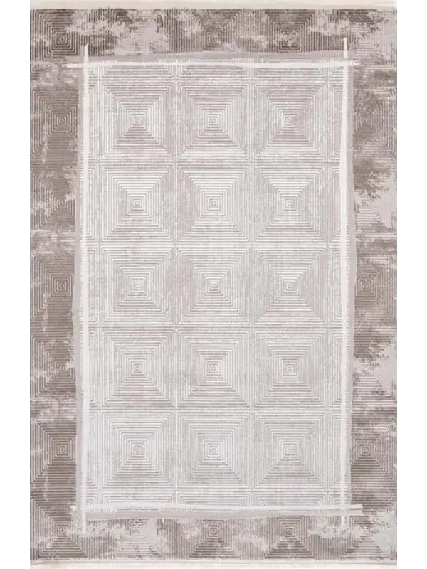 Romans Halı Enoks 6105 Krem Bej