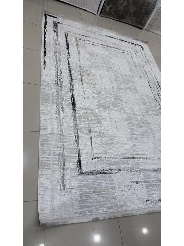 Safyün Halı Kadife KF423 Gri 200 x 290