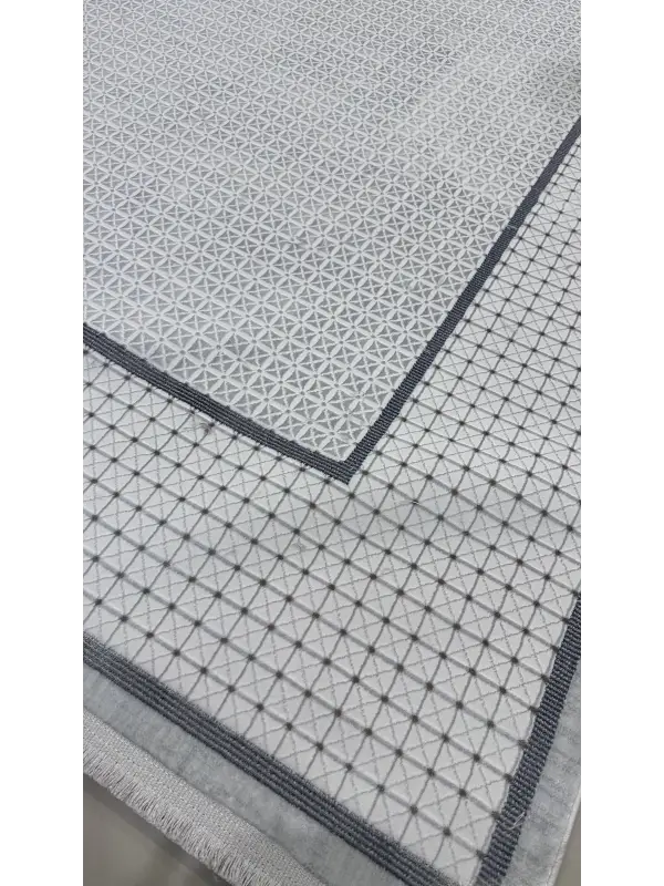 Safyün Halı Kadife KF451 Gri 200 x 290