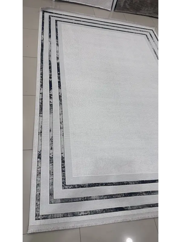 Safyün Halı Kadife KF452 Gri 200 x 290