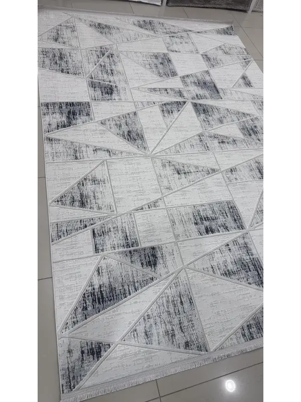 Safyün Halı Kadife KF456 Gri 200 x 290