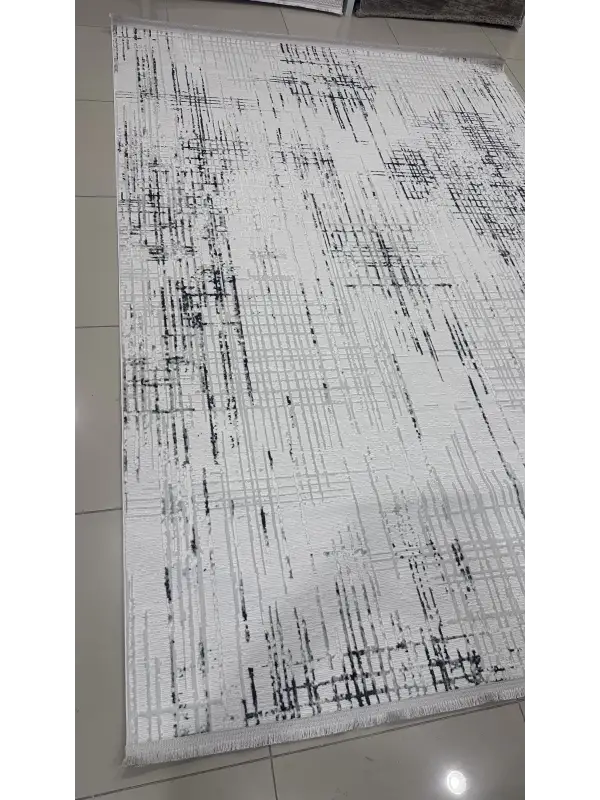 Safyün Halı Kadife KF459 Gri 200 x 290