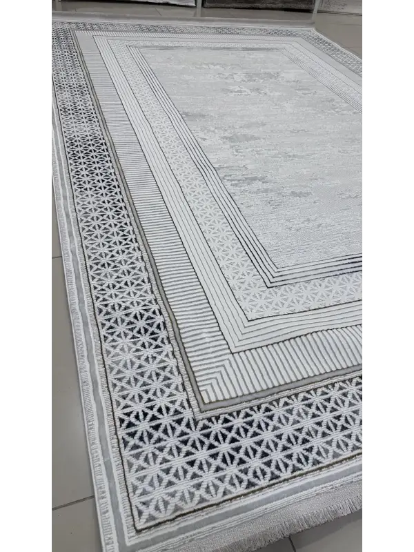 Safyün Halı Kadife KF463 Gri 200 x 290