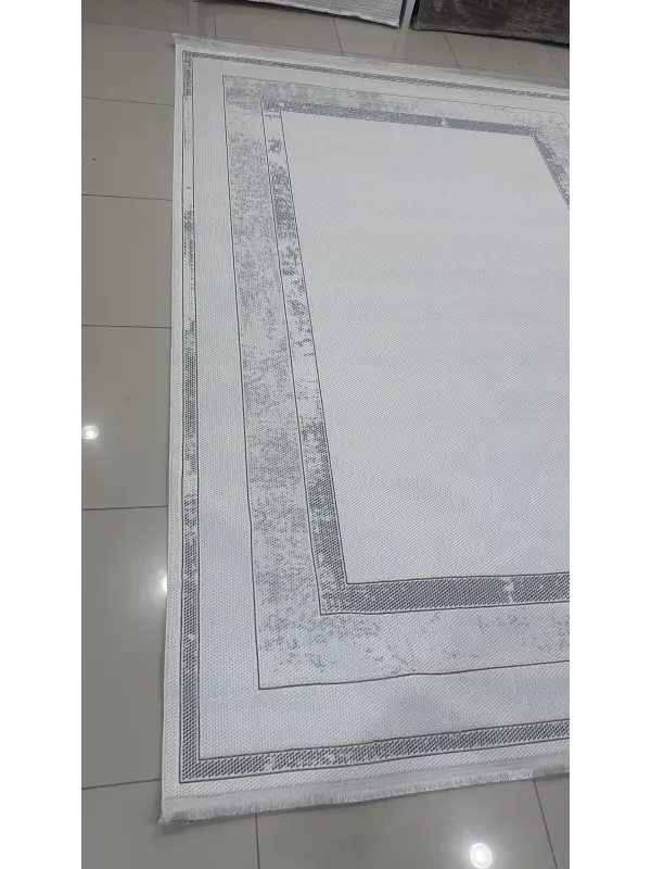 Safyün Halı Kadife KF465 Gri 200 x 290