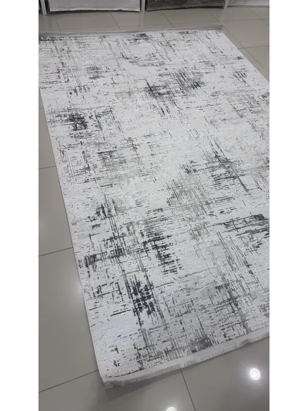 Safyün Halı Kadife KF468 Gri 200 x 290