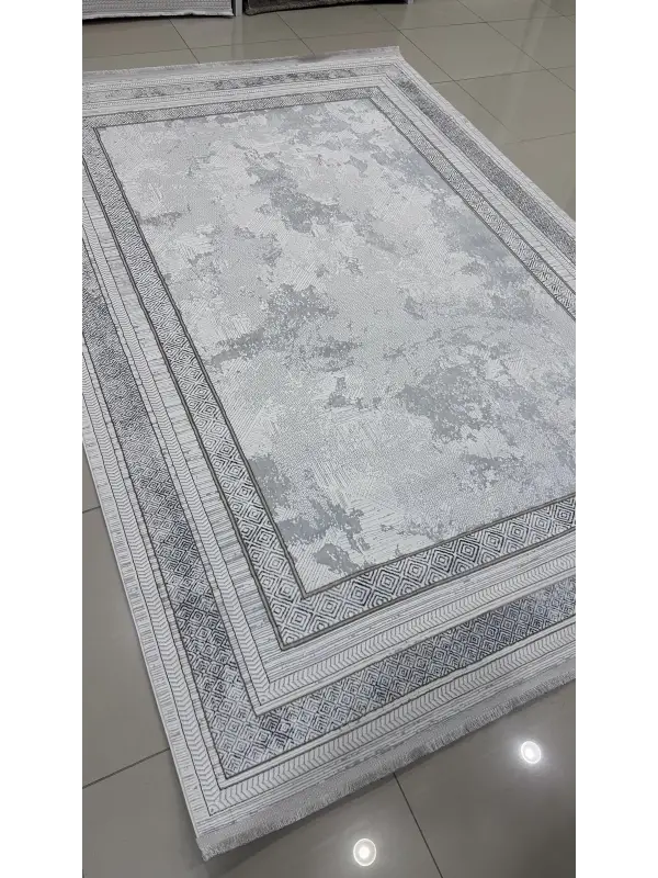 Safyün Halı Kadife KF470 Gri 200 x 290